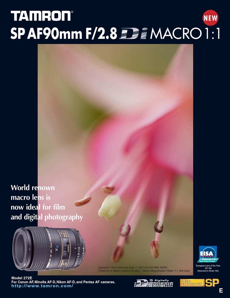 Tamron 272E User manual