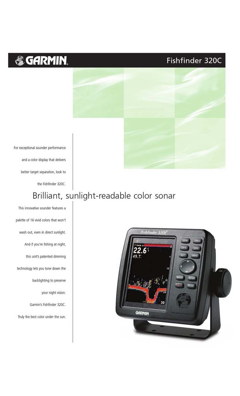 Garmin Fishfinder 320C User manual