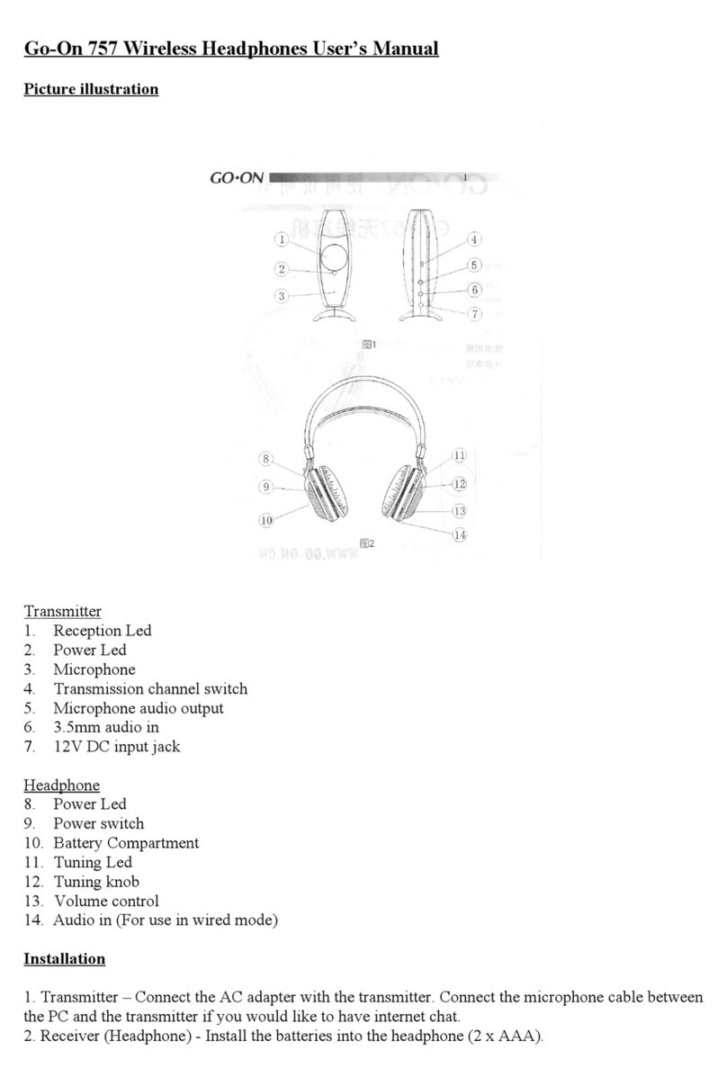 Go-On 757 user manual