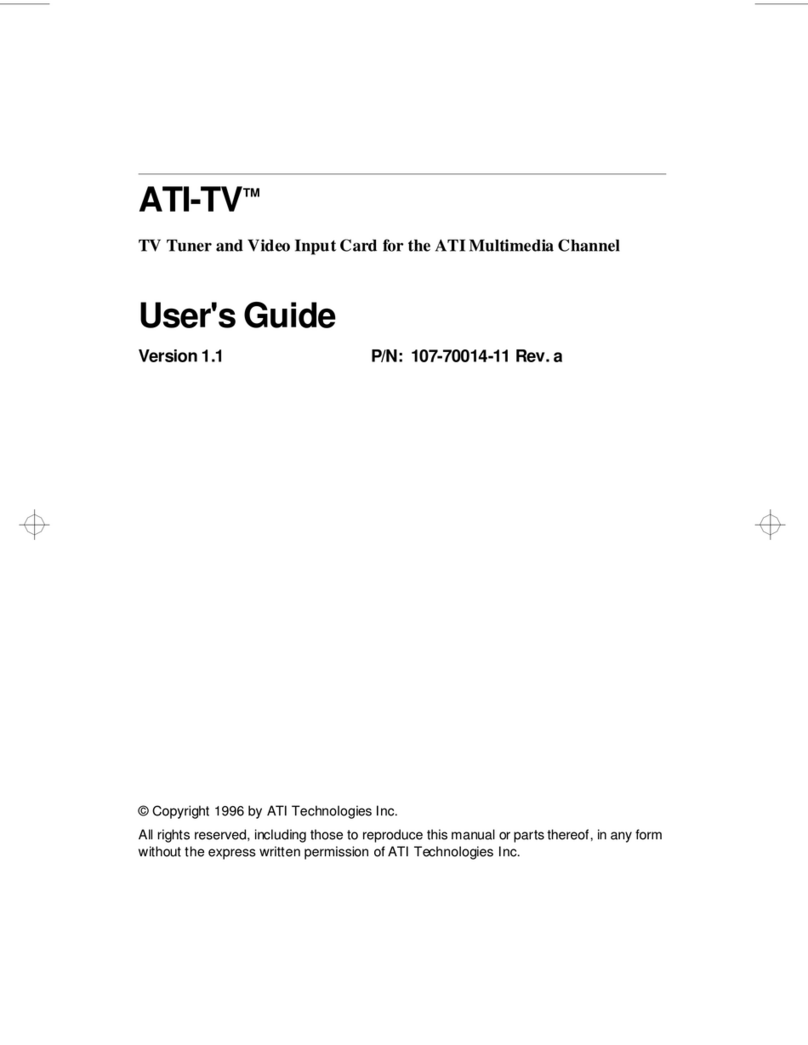 ATI Technologies ATI-TV user guide
