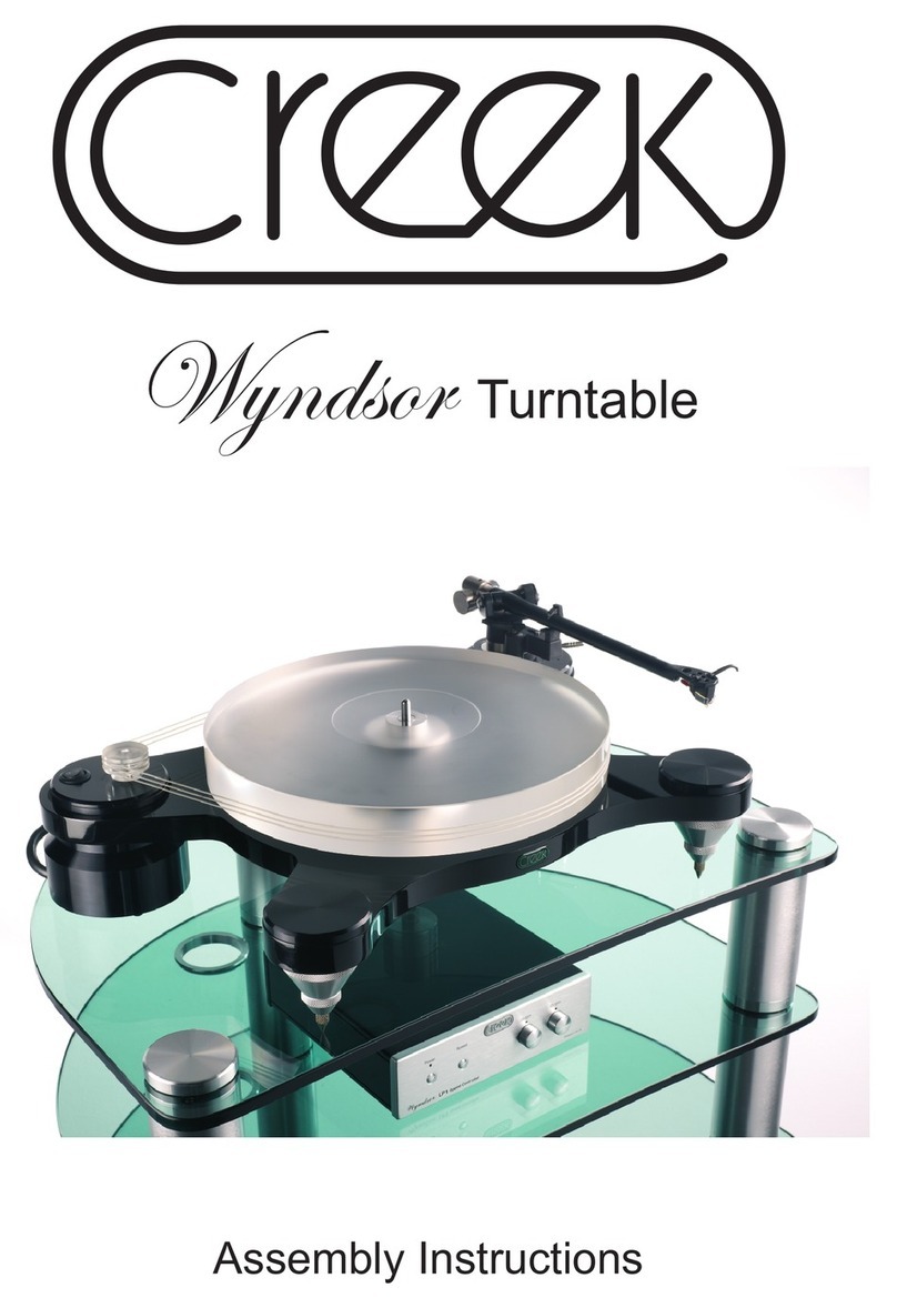 Creek Audio Wyndsor User manual