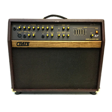 Crate CA125D owner's guide