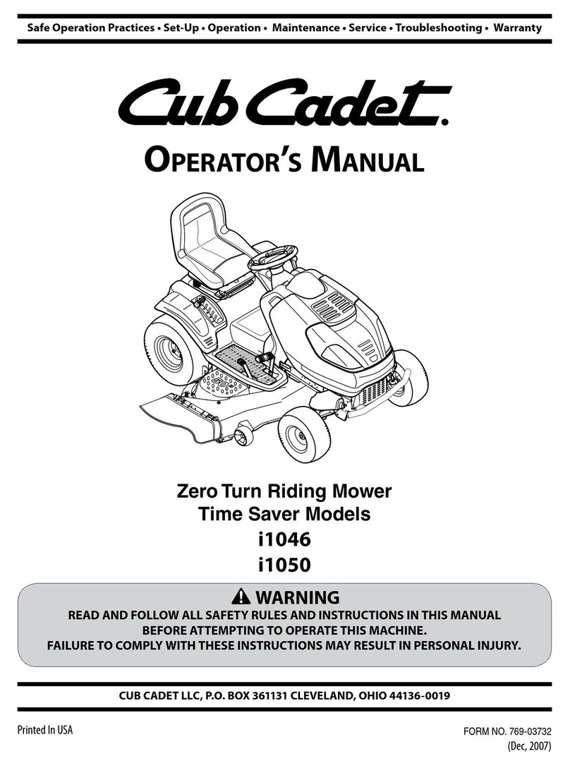 Cub Cadet i1046 User manual