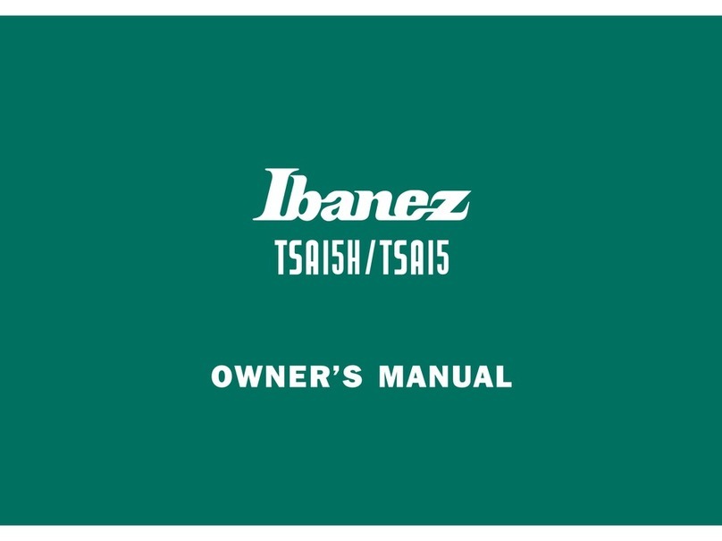 Ibanez TSAI5H owner's manual