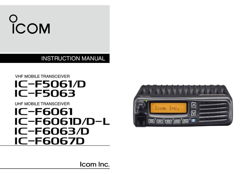 Icom iF5061D instruction manual
