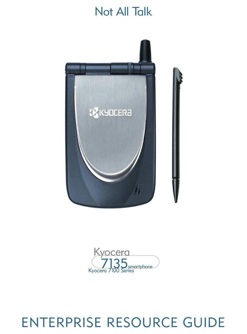 Kyocera 7135 - Smartphone - CDMA2000 1X User manual