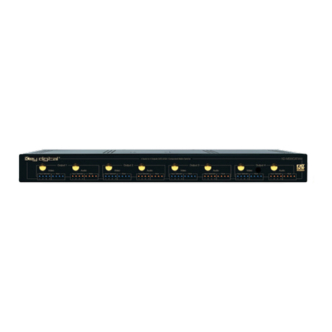 Key Digital KD-MSWCAT8x8 FatBOY Installation and operating instructions