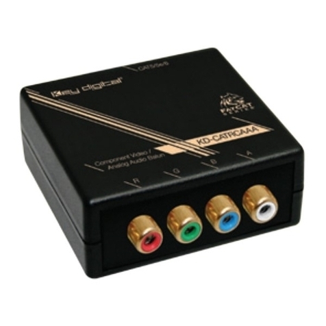 Key Digital KD-CATRCAAA User manual