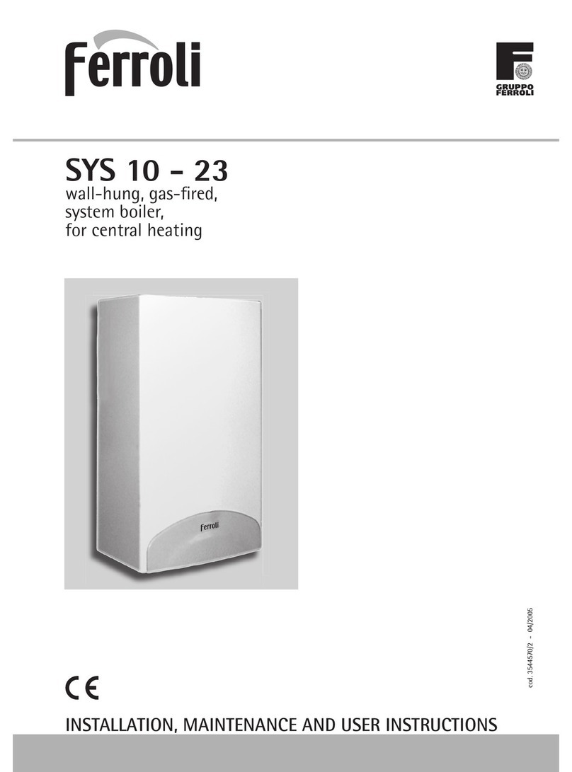 Ferroli SYS 10-23 Mounting instructions