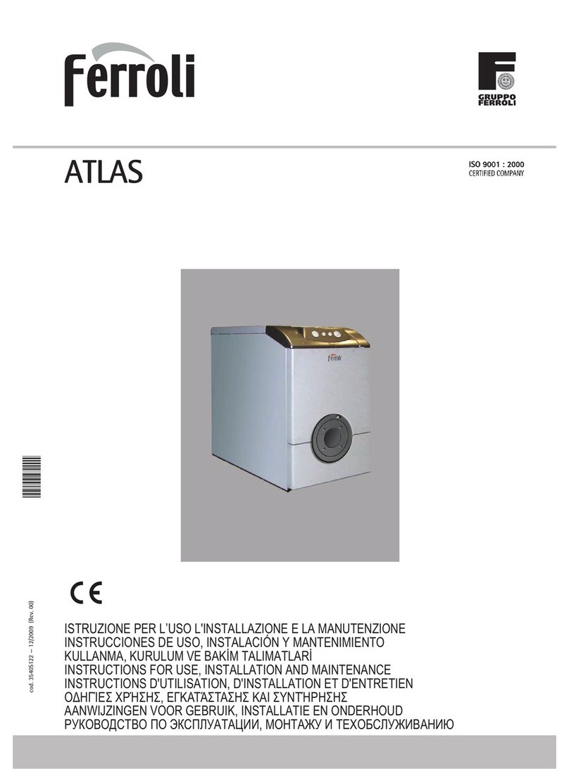 Ferroli ATLAS D Instructions for use, installation and maintenance