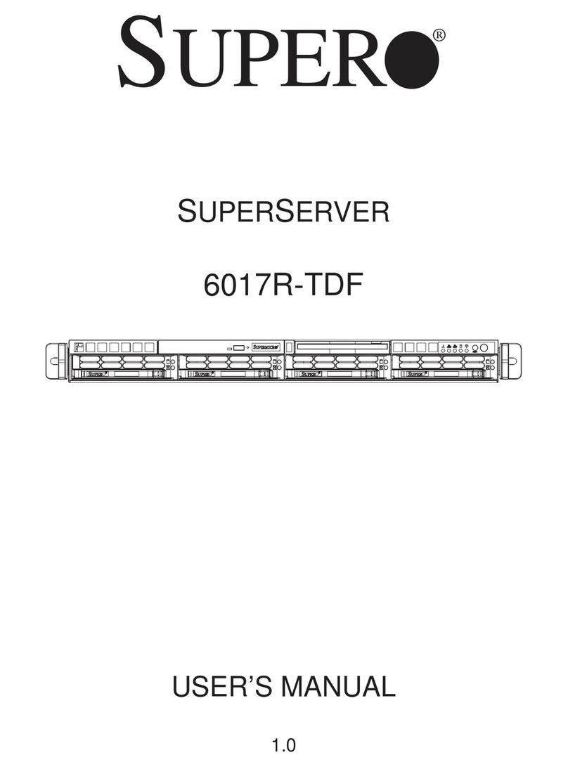 Supero SUPERSERVER 6017R-TDF User manual
