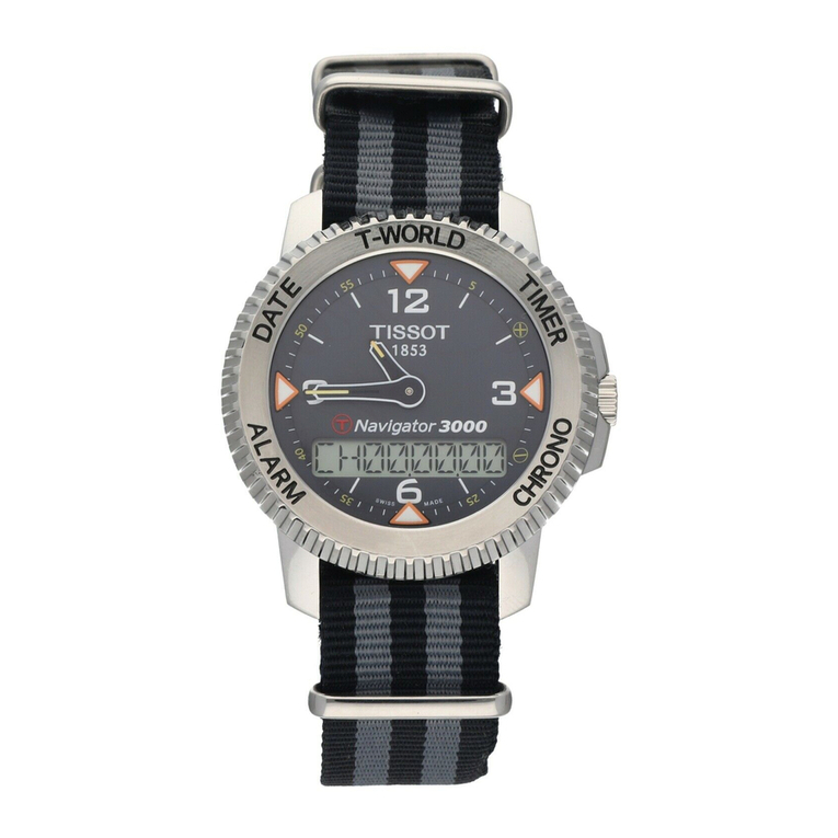 Tissot Navigator 3000 user manual