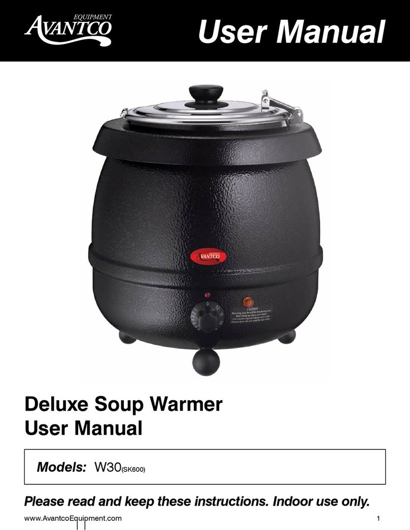 Avantco W30 user manual