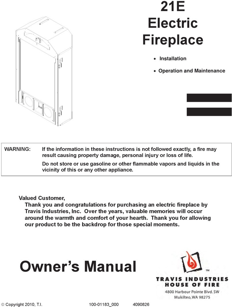 Travis Industries 21E owner's manual