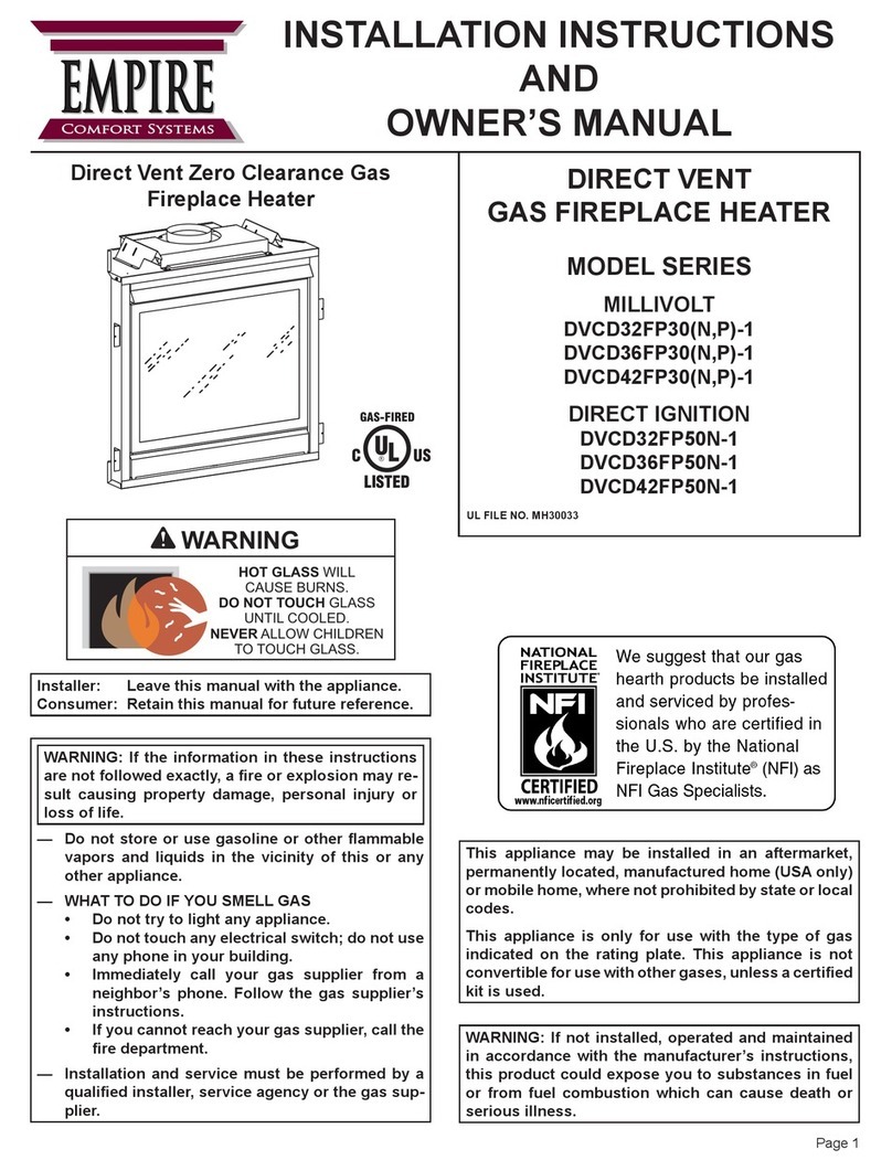 Empire Comfort Systems DVCD32FP30N-1 owner's manual Empire Comfort Systems DVCD32FP30N-1 owner's manual