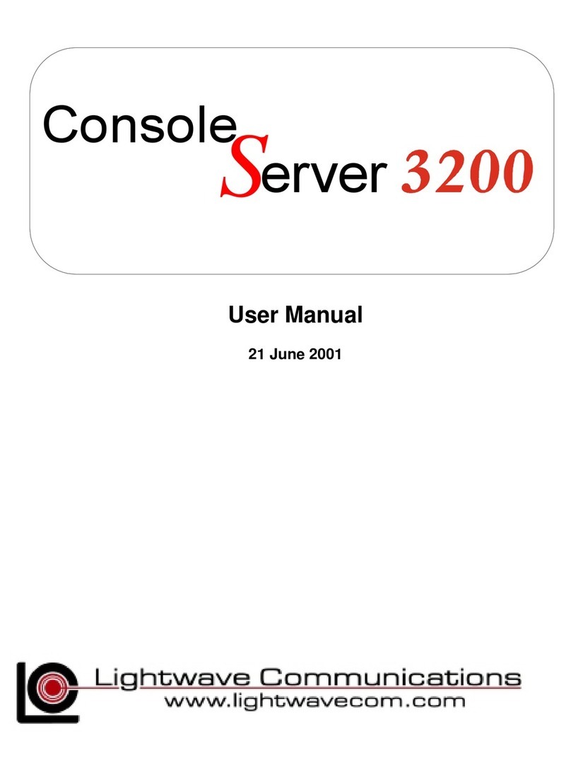Lantronix Console Server 3200 User manual