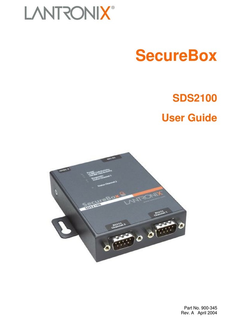 Lantronix SecureBox SDS2100 user guide