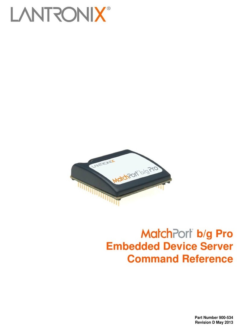 Lantronix MatchPort b/g Pro Installation manual