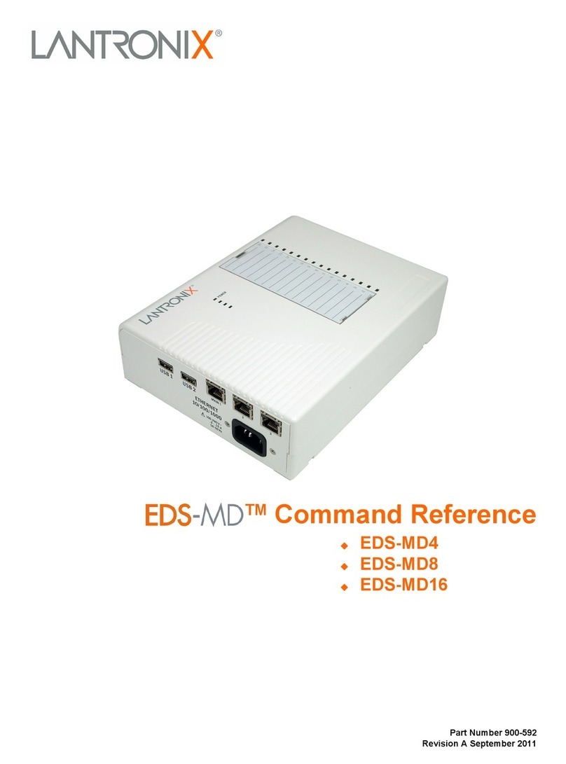 Lantronix EDS-MD EDS-MD4 Installation manual