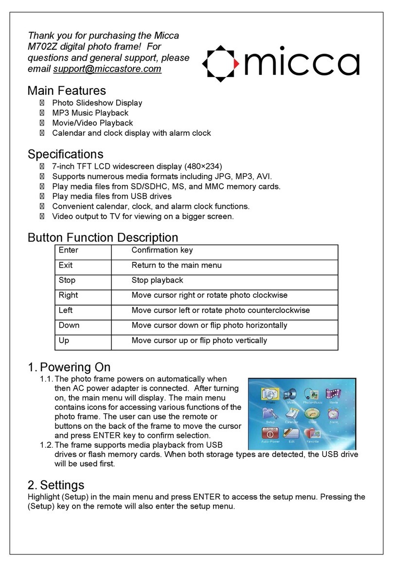 Micca M702Z User manual