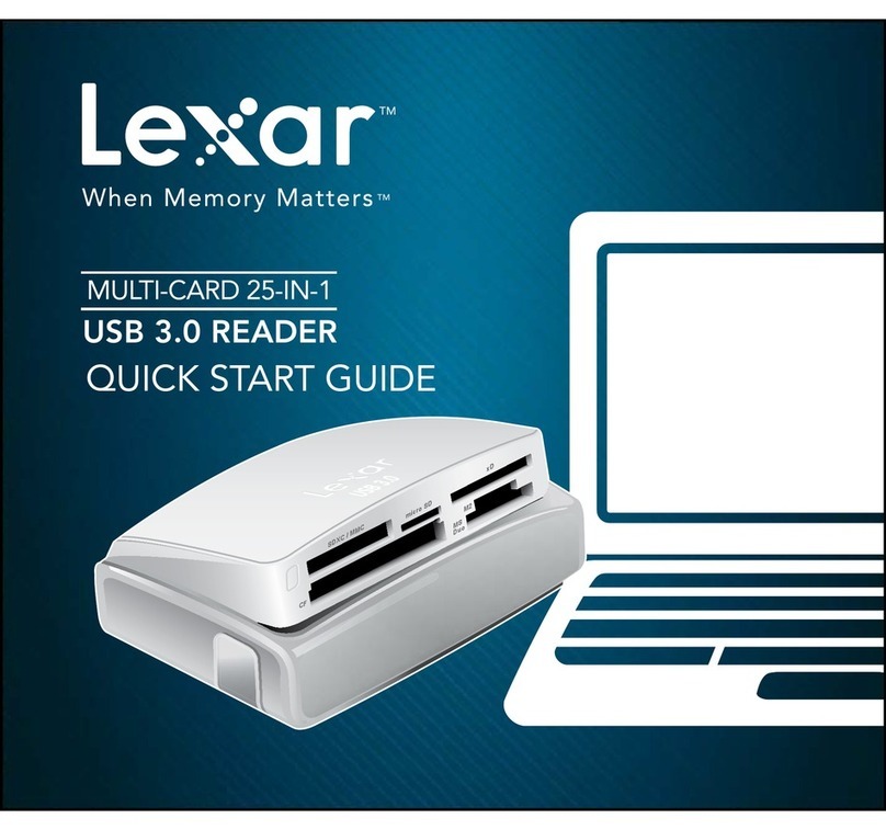 Lexar MULTI-CARD 25-IN-1 User manual