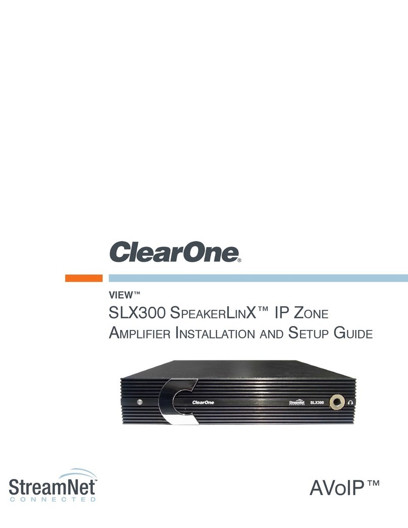 Clear One SLX300 SpeakerLinX Installation and setup guide