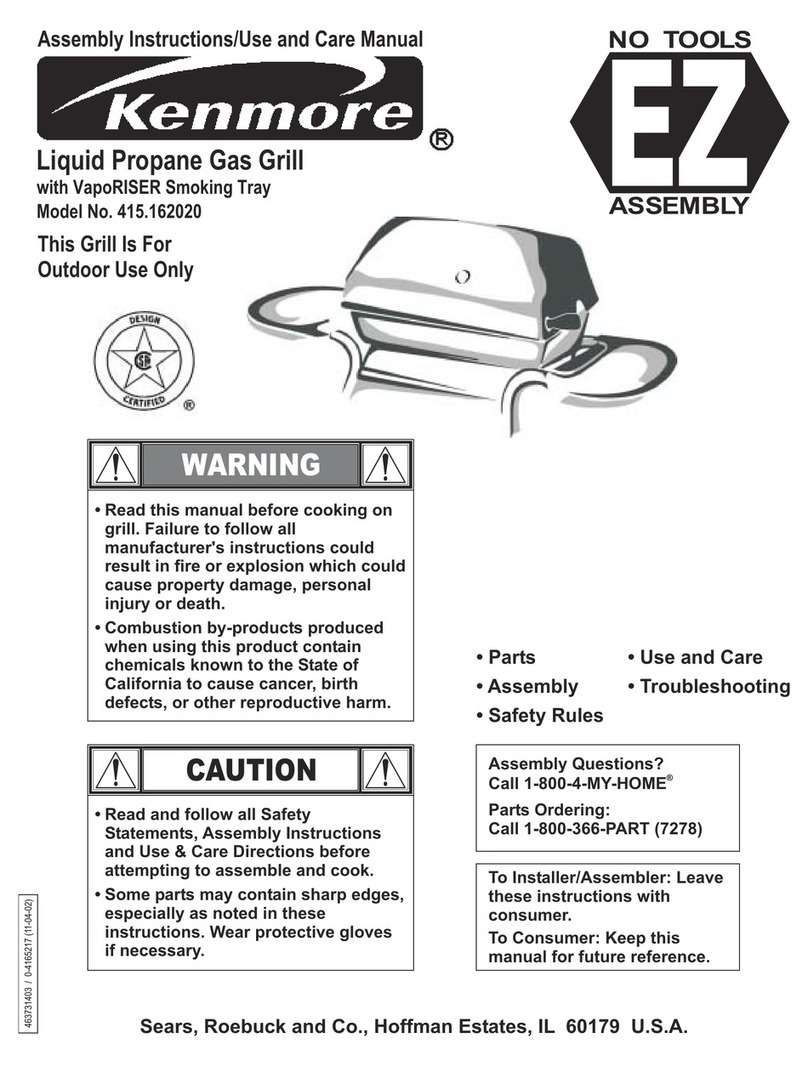 Kenmore 415.162020 User manual