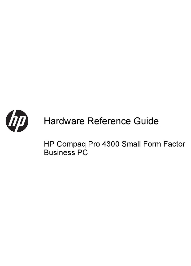 HP Compaq Pro 4300 Small Form Factor User manual