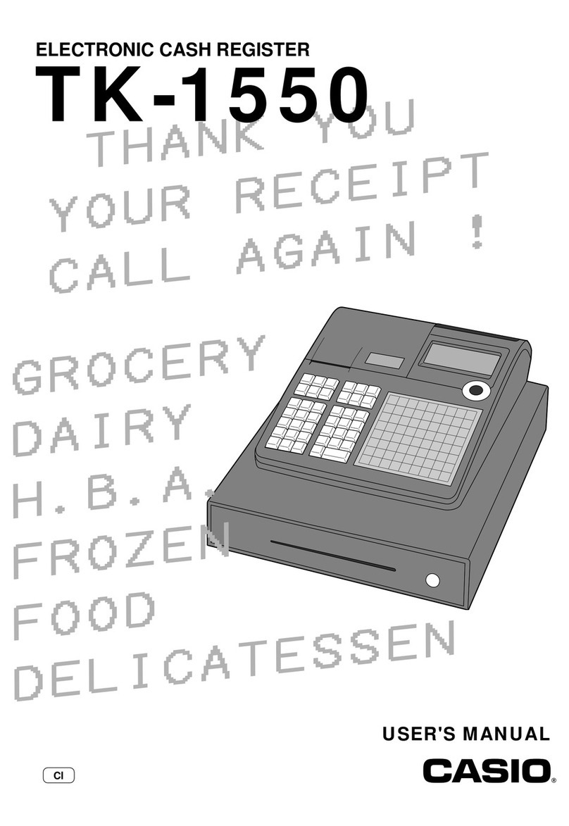 Casio TK-1550 User manual