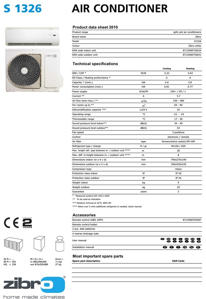 Zibro S 1326 User manual