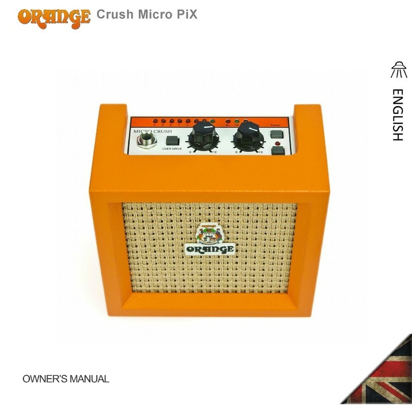 ORANGE Crush Micro PiX owner's manual