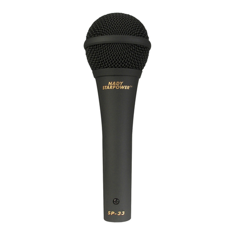 Nady Systems STARPOWER SP-33 manual Nady Systems STARPOWER SP-33 manual
