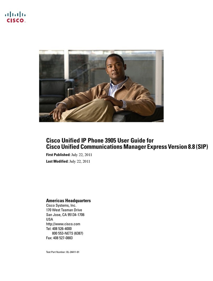 Cisco 3905 User manual
