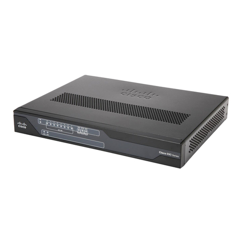 Cisco 890 Series User manual