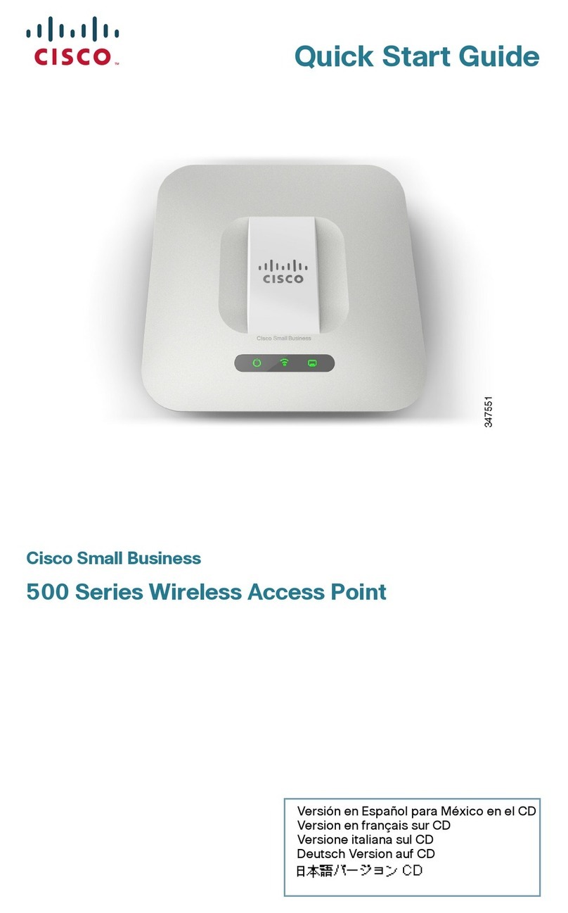 Cisco 500 Series Operator's manual