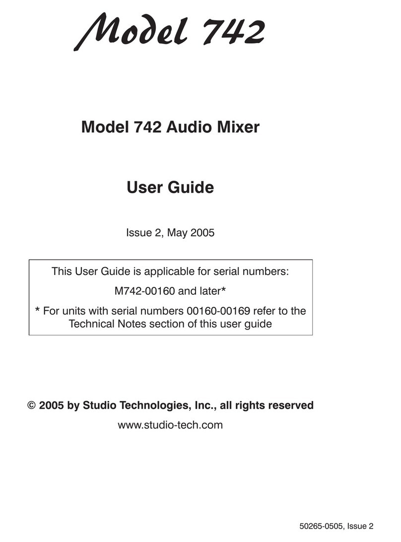 Studio Technologies 742 user guide
