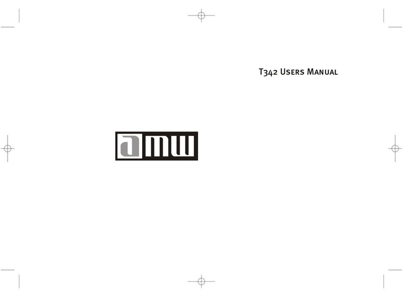 AMW T342 user manual
