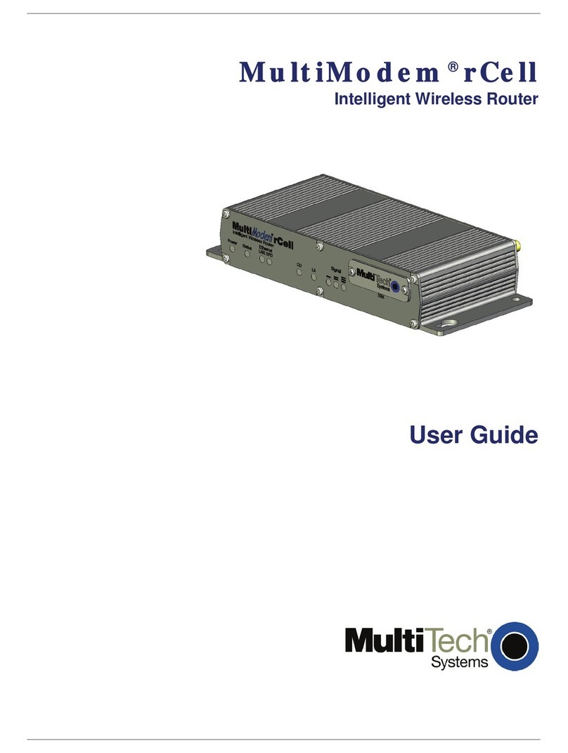 Multitech MultiModem rCell MTCBA-H-EN2 User manual Multitech MultiModem rCell MTCBA-H-EN2 User manual