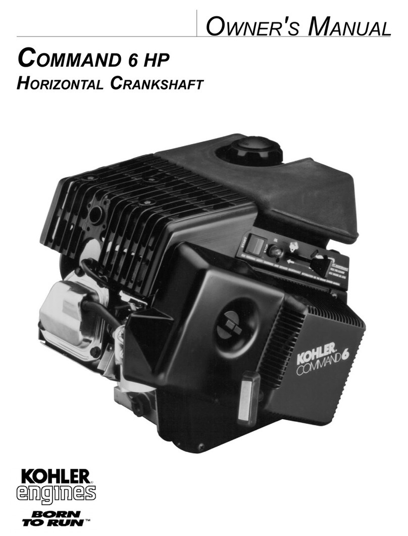 Kohler Command 6 HP User manual