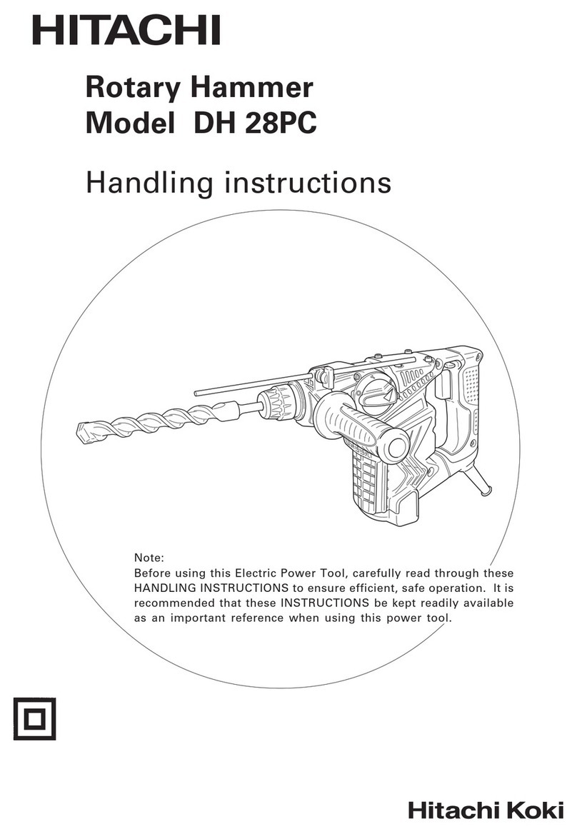 Hitachi DH 28PC Handling instructions