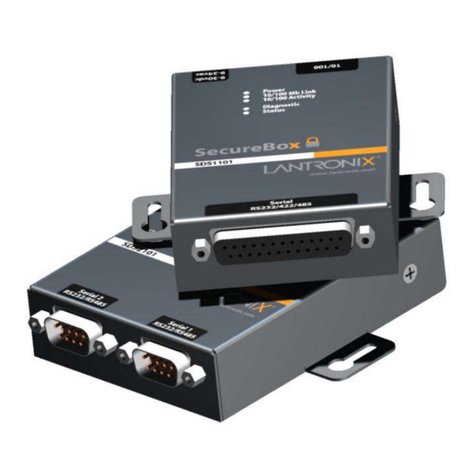 Lantronix SDS1101 User manual Lantronix SDS1101 User manual