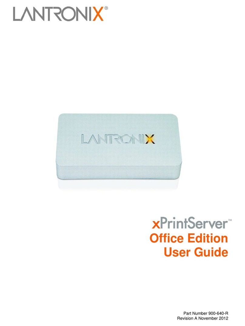 Lantronix xPrintServer user guide