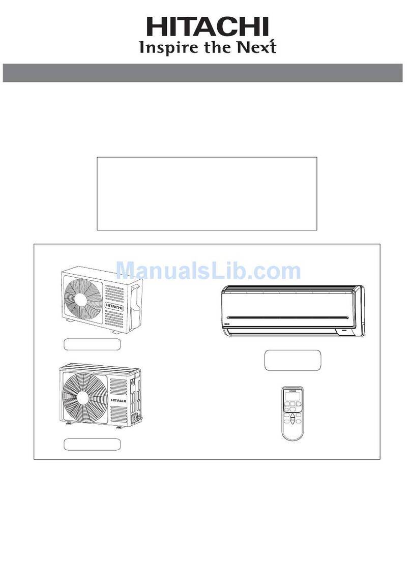 Hitachi RAS-10CZJ User manual