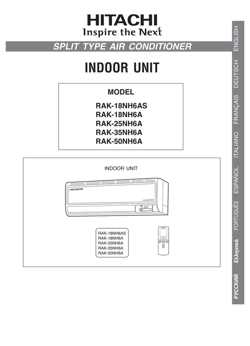 Hitachi RAK-18NH6AS instruction manual
