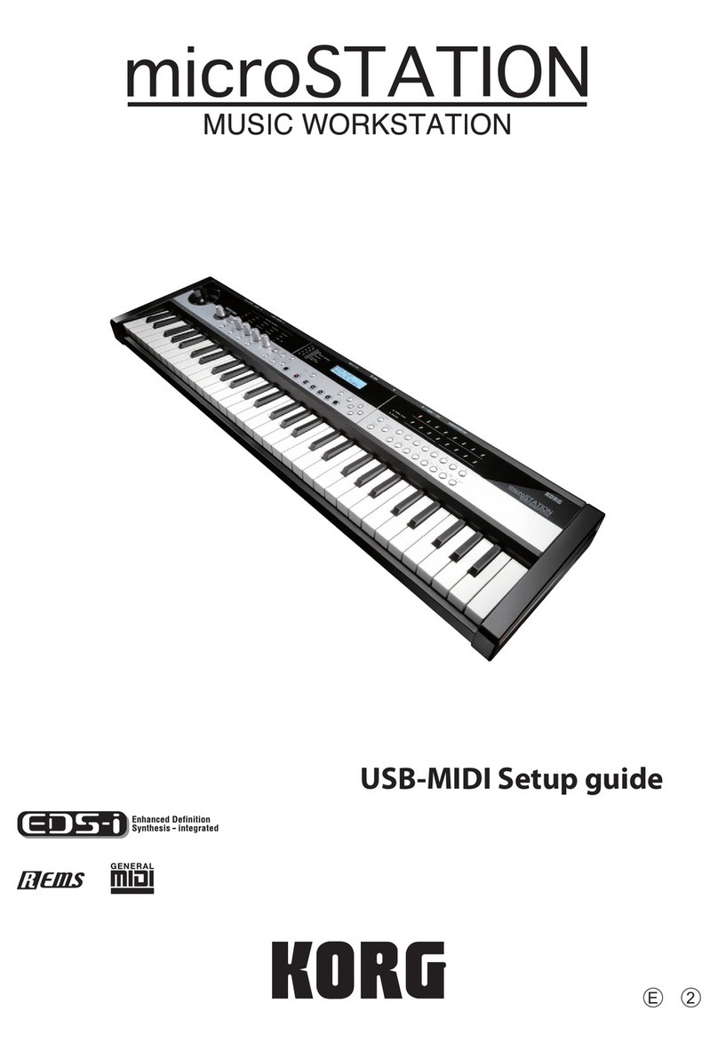 Korg microSTATION Setup guide