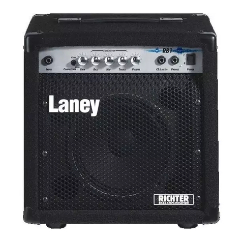 Laney Richer Bass RB1 User manual Laney Richer Bass RB1 User manual