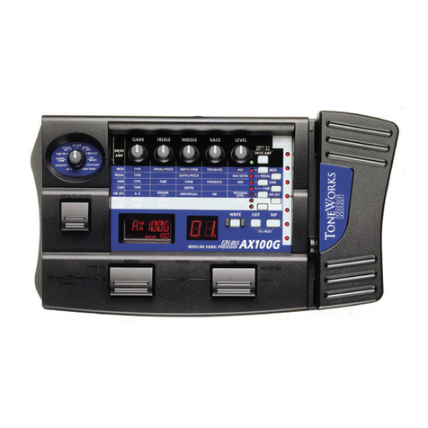 Korg AX100G User manual Korg AX100G User manual