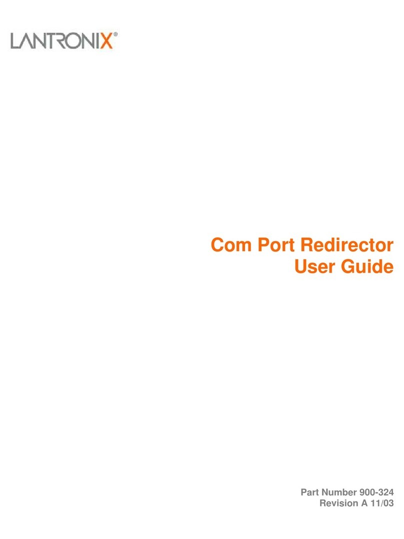Lantronix Com Port Redirector User manual