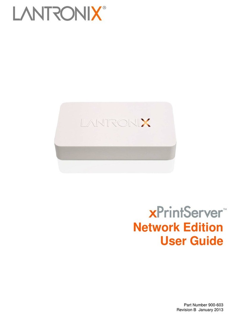Lantronix xPrintServer user guide