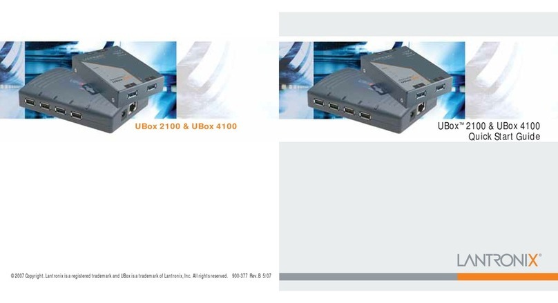 Lantronix UBOX 2100 quick start guide